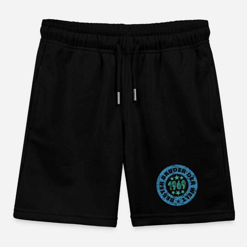 Siblings 1969 Kids Organic Sweat Shorts by Stanley/Stella