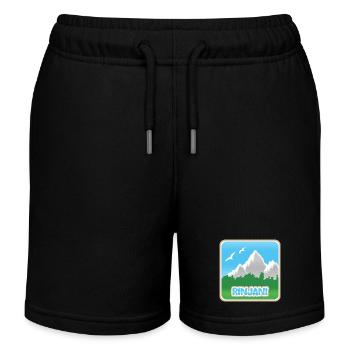 Geschenk für Rinjani - Kinder Organic Joggingshorts Mini Bolter von Stanley/Stella - Schwarz - Vorne