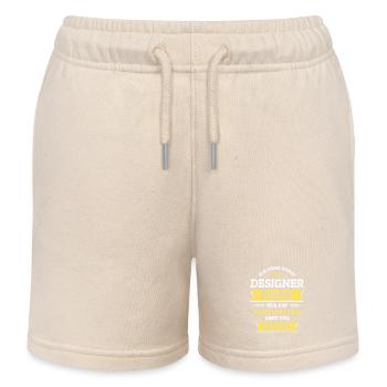 DESIGNER PAPA: COOL, KREATIV, MODERN, STIL - Kinder Organic Joggingshorts Mini Bolter von Stanley/Stella - Natur - Vorne