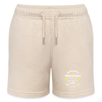 HANDLE MIT SORGFALT – 83 JAHRE PERFEKTION - Kinder Organic Joggingshorts Mini Bolter von Stanley/Stella - Natur - Vorne