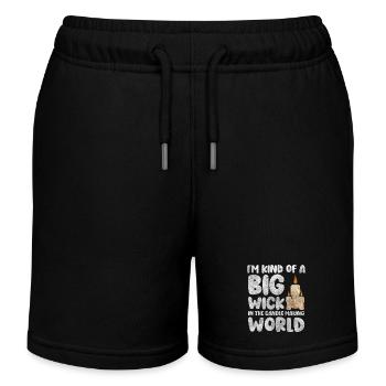 Candle Decoration Romantic Passion - Kids Organic Sweat Shorts by Stanley/Stella - black - Front