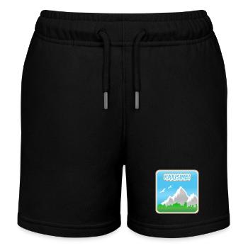 Bergsteigen Karisimbi - Kinder Organic Joggingshorts Mini Bolter von Stanley/Stella - Schwarz - Vorne