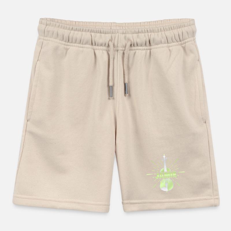 String instrument J Kids Organic Sweat Shorts by Stanley/Stella