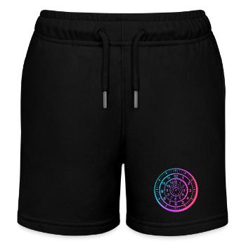 Zeitreise - Kinder Organic Joggingshorts Mini Bolter von Stanley/Stella - Schwarz - Vorne