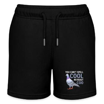 Pigeon Race Pigeon Pigeons - Short de jogging enfant bio Stanley/Stella - noir - Devant