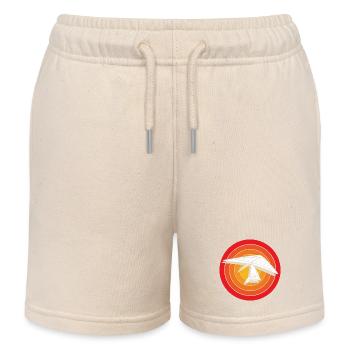 Gleitschirmfliegen Gleitschirmflieger Gleitschirm - Kinder Organic Joggingshorts Mini Bolter von Stanley/Stella - Natur - Vorne