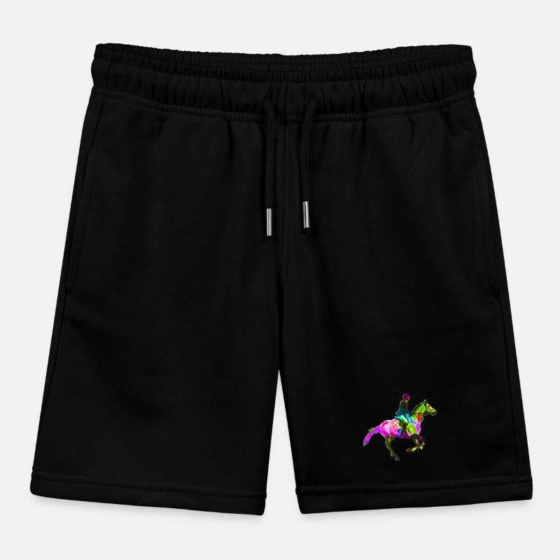 Cavalière colorée Short de jogging enfant bio Stanley/Stella