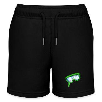 Skibrille - Kinder Organic Joggingshorts Mini Bolter von Stanley/Stella - Schwarz - Vorne