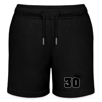 30 - Kids Organic Sweat Shorts by Stanley/Stella - black - Front