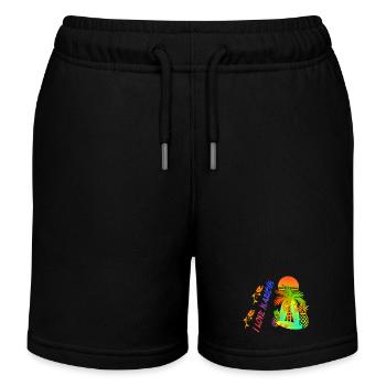 Amour des Caraïbes - Short de jogging enfant bio Stanley/Stella - noir - Devant