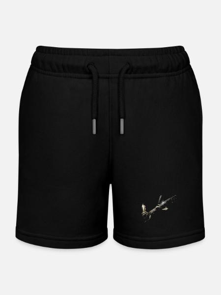 Guitarist - Short de jogging enfant bio Stanley/Stella - noir