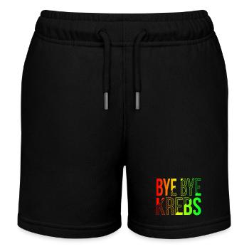 Bye Bye Kreps Regenbogen Design - Kinder Organic Joggingshorts Mini Bolter von Stanley/Stella - Schwarz - Vorne