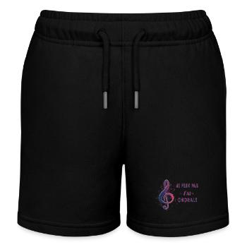 J'Peux Pas J'Ai Chorale Cadeau Chanteur De Choeur - Short de jogging enfant bio Stanley/Stella - noir - Devant