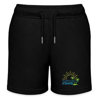 Mer, soleil et sable - Short de jogging enfant bio Stanley/Stella - noir - Devant