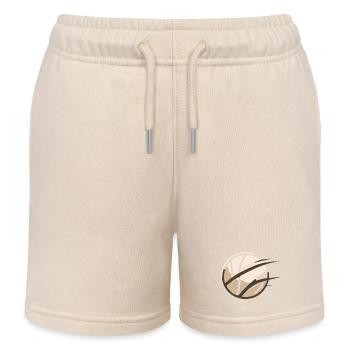 Motif de volley-ball - Short de jogging enfant bio Stanley/Stella - écru doux - Devant