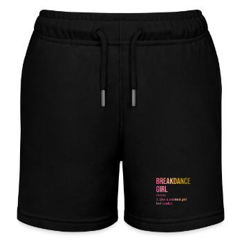 Breakdance - Kinder Organic Joggingshorts Mini Bolter von Stanley/Stella - Schwarz - Vorne
