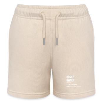Rauque - Short de jogging enfant bio Stanley/Stella - écru doux - Devant