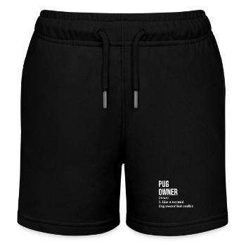 Carlin Carlin - Short de jogging enfant bio Stanley/Stella - noir - Devant