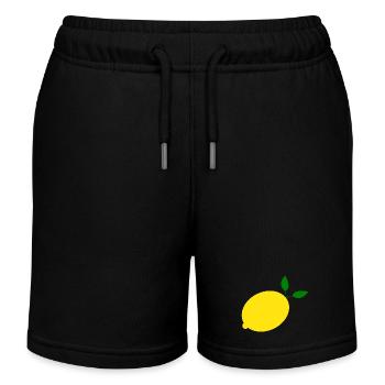 Lemon Lime Lime - Kids Organic Sweat Shorts by Stanley/Stella - black - Front