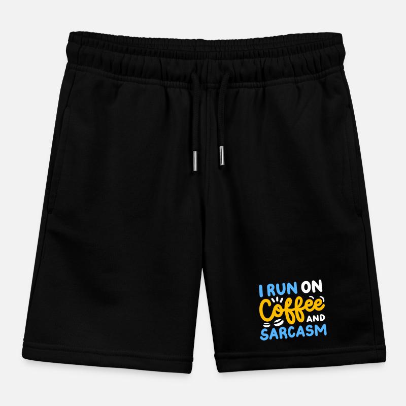 Kaffee und Sarkasmus Kinder Organic Joggingshorts Mini Bolter von Stanley/Stella