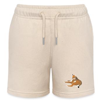 Lynx - Kids Organic Sweat Shorts by Stanley/Stella - soft Ecru - Front