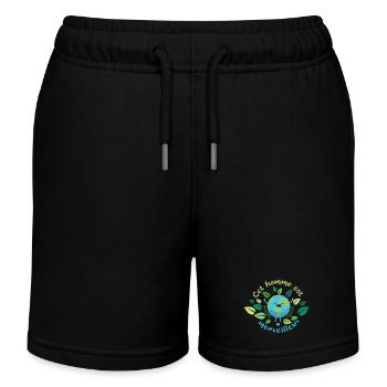 Dieser Mann ist wunderbar - Kinder Organic Joggingshorts Mini Bolter von Stanley/Stella - Schwarz - Vorne
