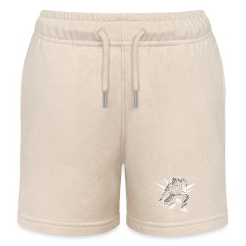 Breakdancers - Kids Organic Sweat Shorts by Stanley/Stella - soft Ecru - Front