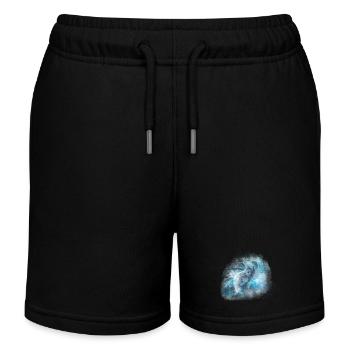 Le renard des glaces - Short de jogging enfant bio Stanley/Stella - noir - Devant