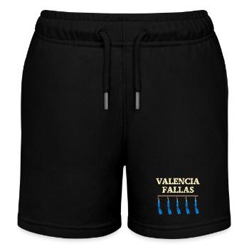 Valence Fallas Traca - Short de jogging enfant bio Stanley/Stella - noir - Devant