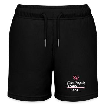 Bientôt Maman LITTLE DANCER INVITE LA FUTURE MAMAN - Short de jogging enfant bio Stanley/Stella - noir - Devant