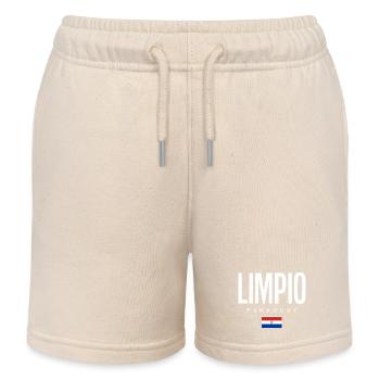 Limpio, Paraguay, Paraguayans - Kids Organic Sweat Shorts by Stanley/Stella - soft Ecru - Front
