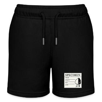 Étiquette de collection d’échantillons géologiques fossiles - Short de jogging enfant bio Stanley/Stella - noir - Devant