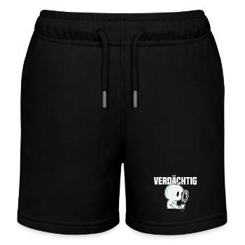 Detective - Kids Organic Sweat Shorts by Stanley/Stella - black - Front