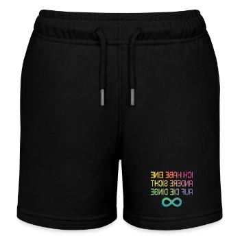 Pour les personnes autistes, j’ai une vision différente des choses - Short de jogging enfant bio Stanley/Stella - noir - Devant