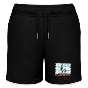 MTB - Kinder Organic Joggingshorts Mini Bolter von Stanley/Stella - Schwarz - Vorne