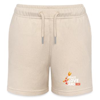 Zen Vibes and Koi Passion Calm Pond Lifestyle - Kinder Organic Joggingshorts Mini Bolter von Stanley/Stella - Natur - Vorne
