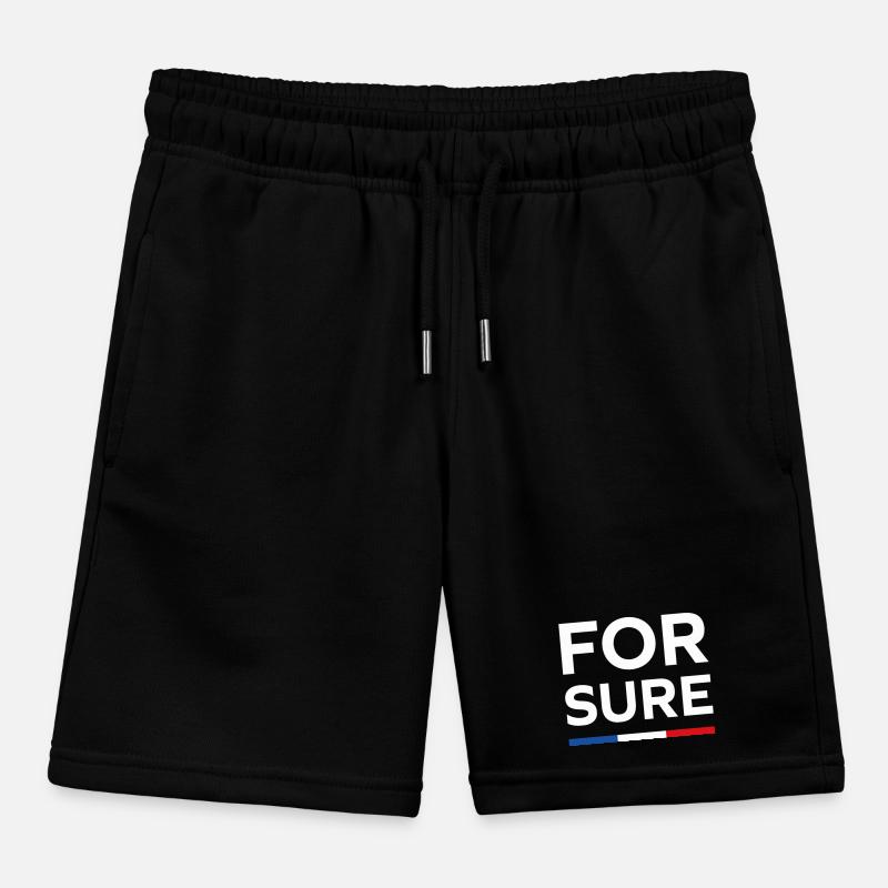 For sure, Kids Organic Sweat Shorts by Stanley/Stella