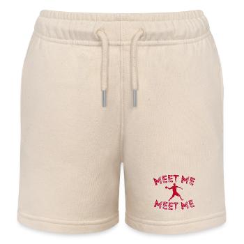 Meet Me Court Pose - Kinder Organic Joggingshorts Mini Bolter von Stanley/Stella - Natur - Vorne