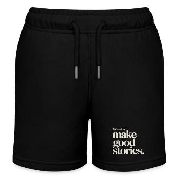 Les mauvais choix engendrent de bonnes histoires Voyage de fête au festival - Short de jogging enfant bio Stanley/Stella - noir - Devant