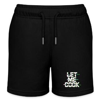Let Me Cook Kochen Grillen Meme Grillmeister Koch - Kinder Organic Joggingshorts Mini Bolter von Stanley/Stella - Schwarz - Vorne