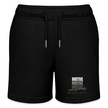 Motivate-Stack - Kinder Organic Joggingshorts Mini Bolter von Stanley/Stella - Schwarz - Vorne