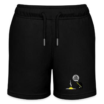 egg vader - Kinder Organic Joggingshorts Mini Bolter von Stanley/Stella - Schwarz - Vorne