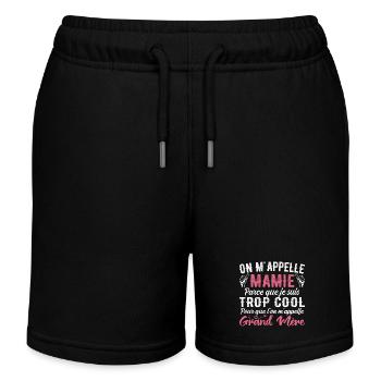 I'm Granny Too Cool - Geschenk für coole Oma - Kinder Organic Joggingshorts Mini Bolter von Stanley/Stella - Schwarz - Vorne