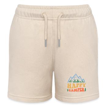 Happy Camper Rétro - Short de jogging enfant bio Stanley/Stella - écru doux - Devant