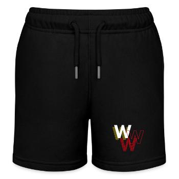W w w - Short de jogging enfant bio Stanley/Stella - noir - Devant