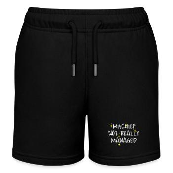 Espièglerie Pas vraiment gérée Drôle Sarcastique - Short de jogging enfant bio Stanley/Stella - noir - Devant