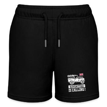 Landy Adventure vous appelle - Short de jogging enfant bio Stanley/Stella - noir - Devant