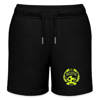 Meister - Kinder Organic Joggingshorts Mini Bolter von Stanley/Stella - Schwarz - Vorne