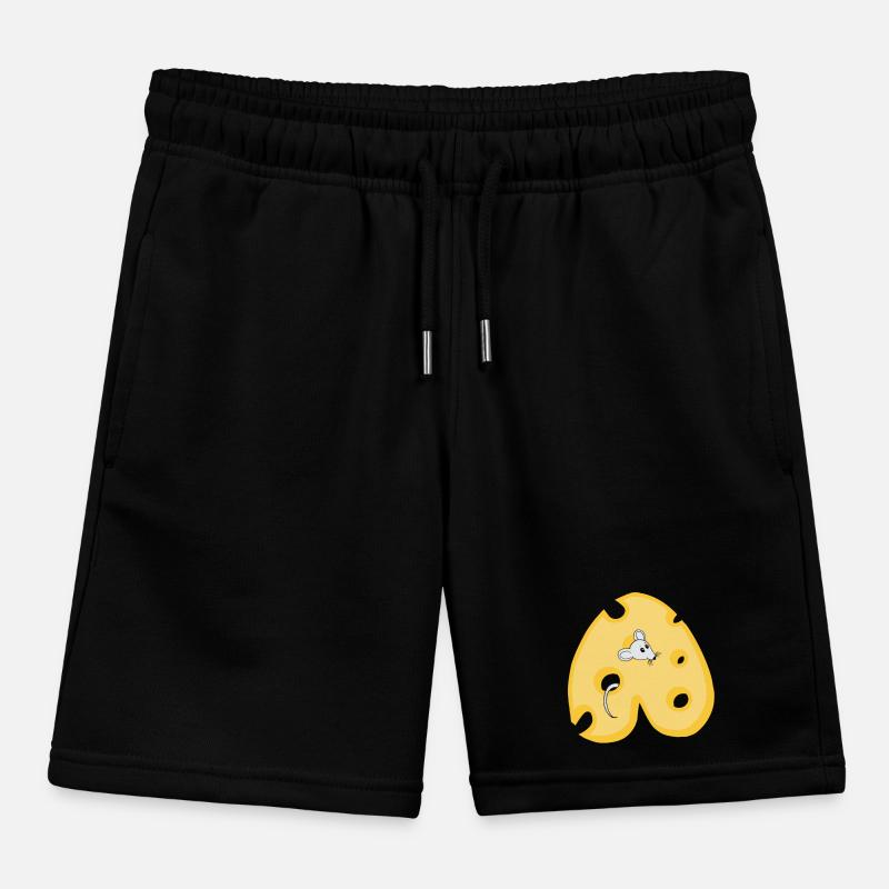 Cheese A Kids Organic Sweat Shorts by Stanley/Stella