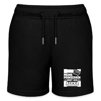 Gift for Alexa - Kids Organic Sweat Shorts by Stanley/Stella - black - Front